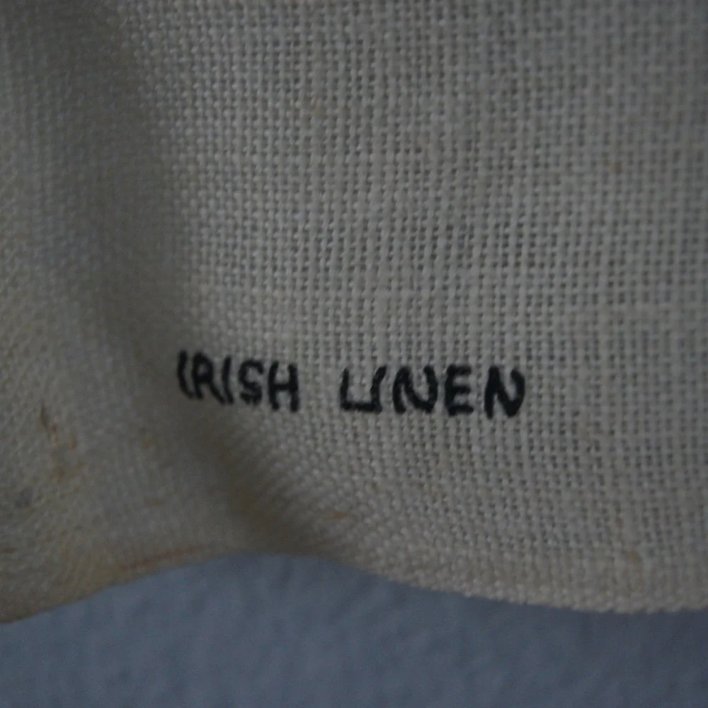 New Old Stock NOS Vintage Unused Irish Linen- Ulster Weavers No. 5193 Baseball